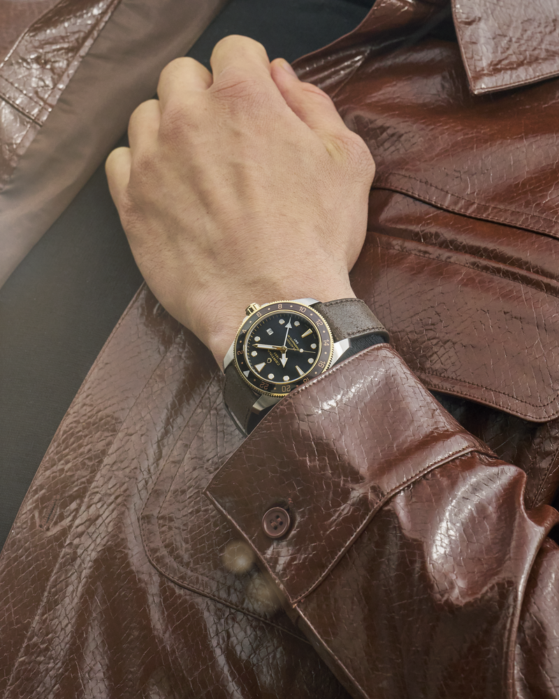 Men Automatic DS Action GMT Powermatic 80 watch by Certina